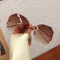 Vintage Oversized Rimless Sunglasses