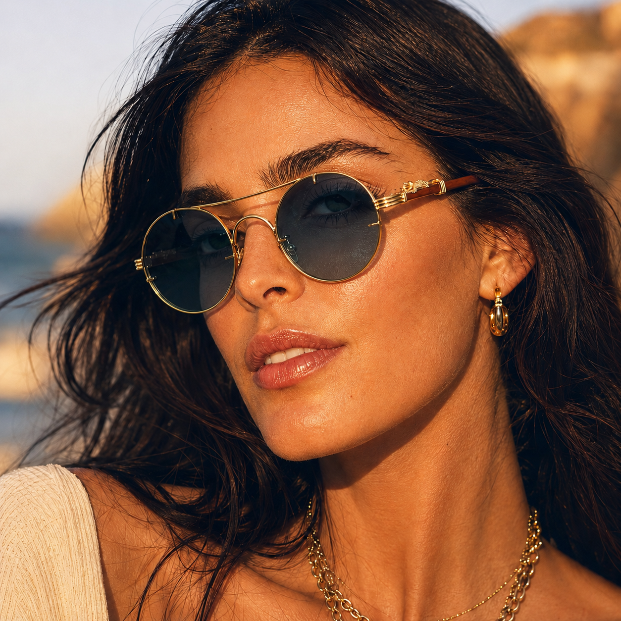 Vintage Round Sunglasses