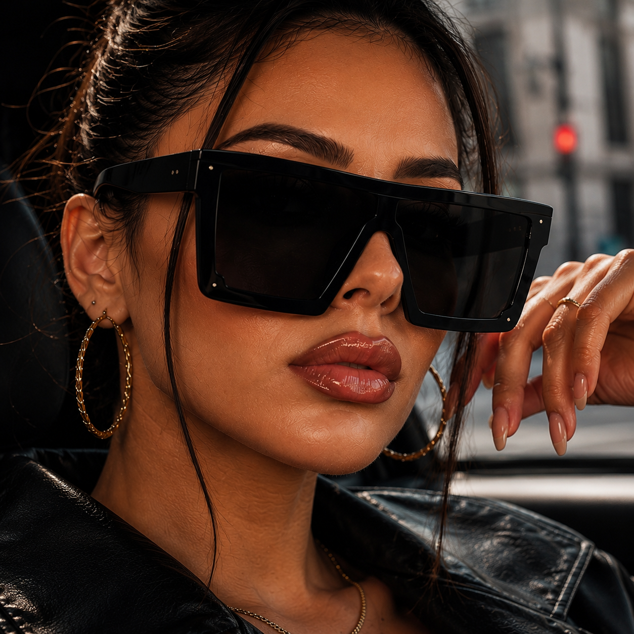 Oversized Square Sunglasses
