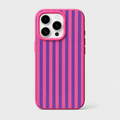 Colorful Striped Minimalist iPhone Case Trendy Couple Phone Cover