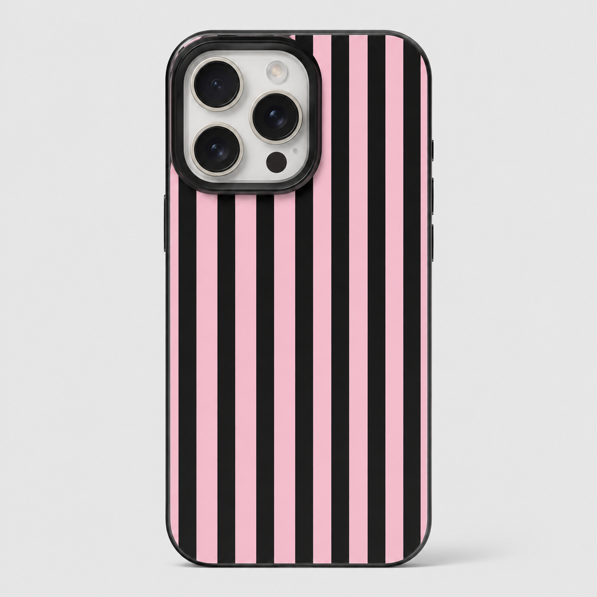 Colorful Striped Minimalist iPhone Case Trendy Couple Phone Cover