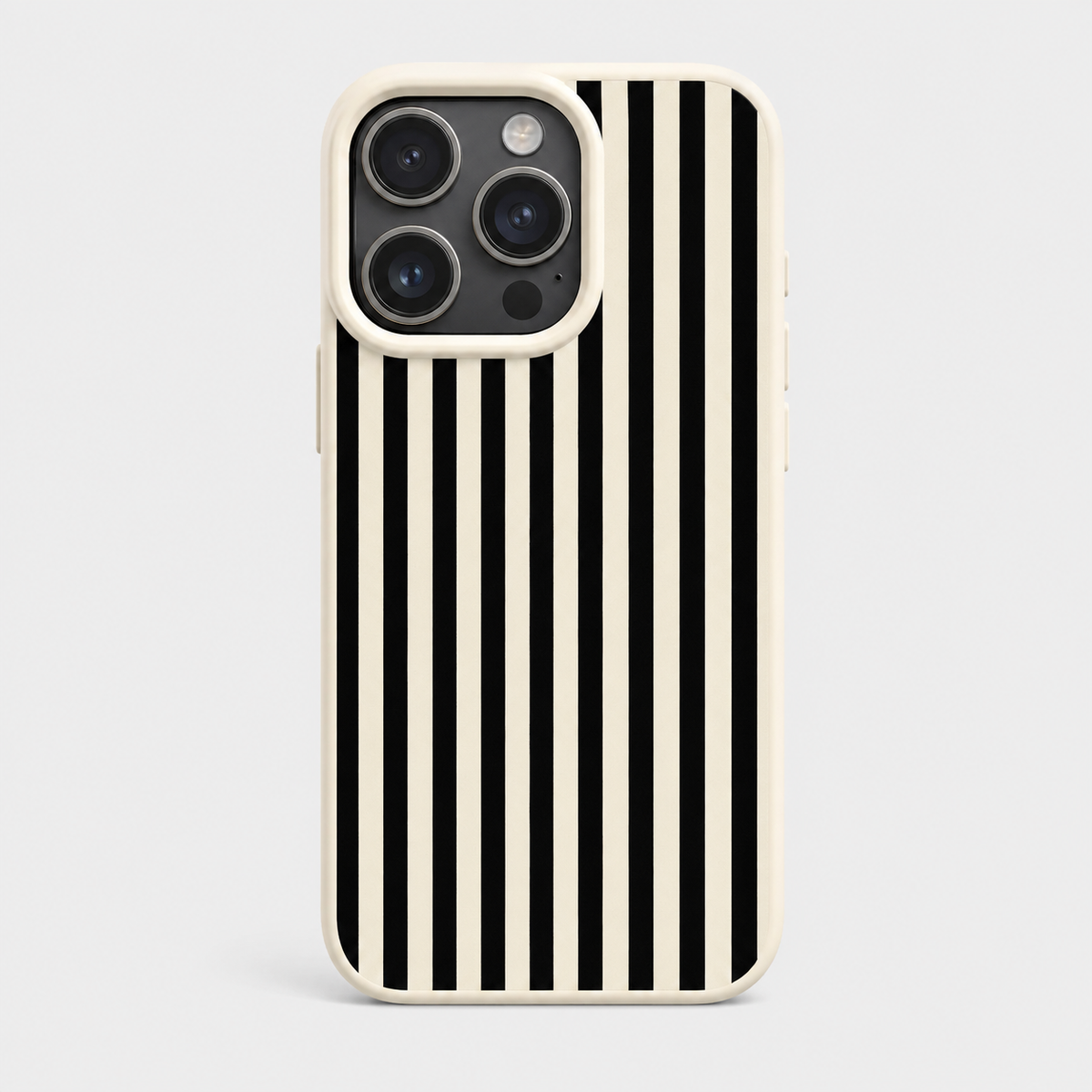 Colorful Striped Minimalist iPhone Case Trendy Couple Phone Cover