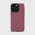 Matte Leather Silicone iPhone Case with Camera Lens Protection Shockproof Cover for iPhone