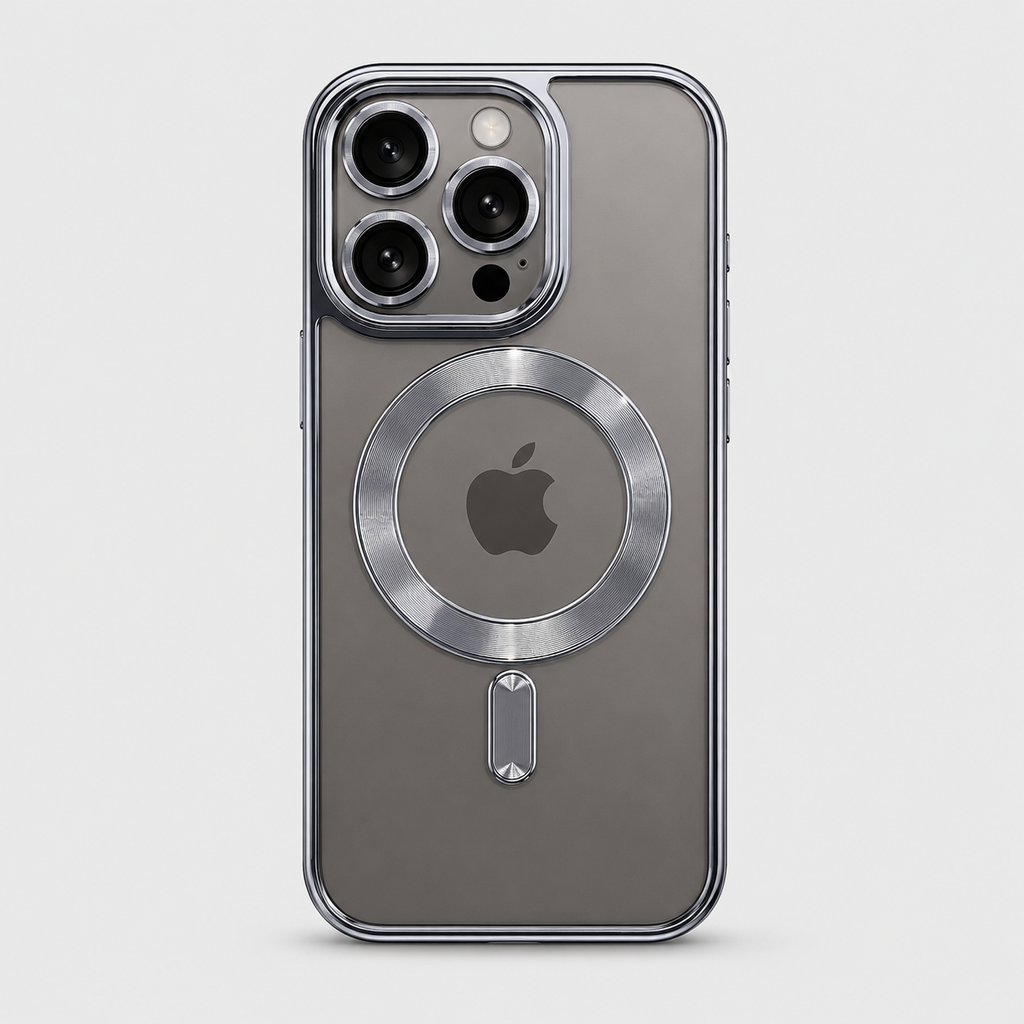 Luxury Magnetic Clear MagSafe Case for iPhone