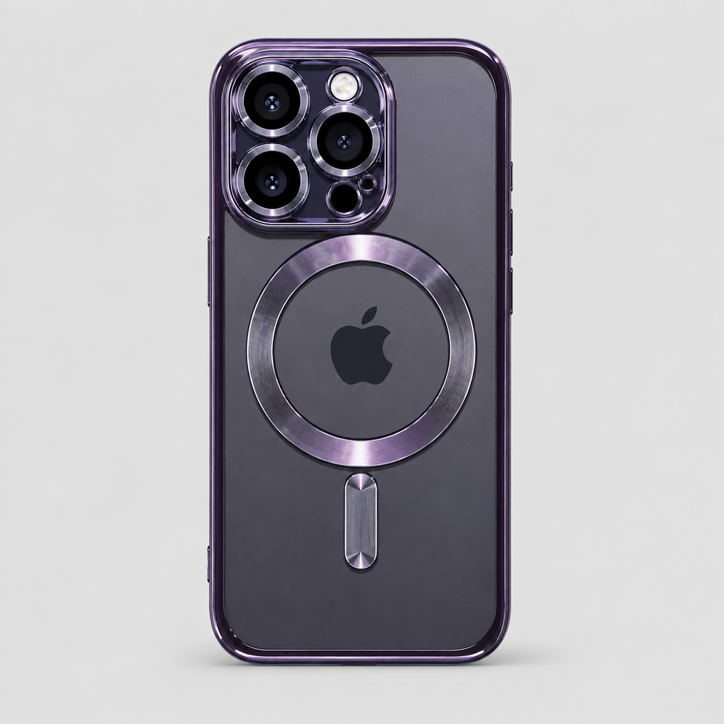 Luxury Magnetic Clear MagSafe Case for iPhone