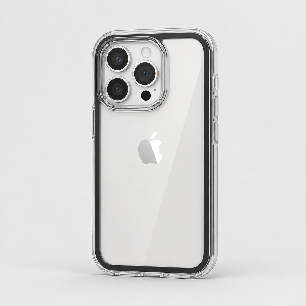 Candy Color Clear iPhone Case with Shockproof Protective Frame