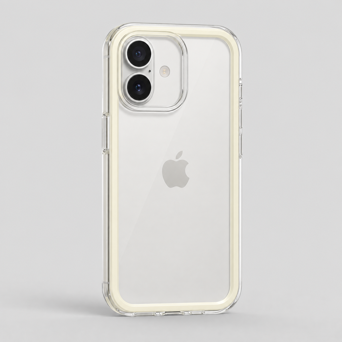 Candy Color Clear iPhone Case with Shockproof Protective Frame