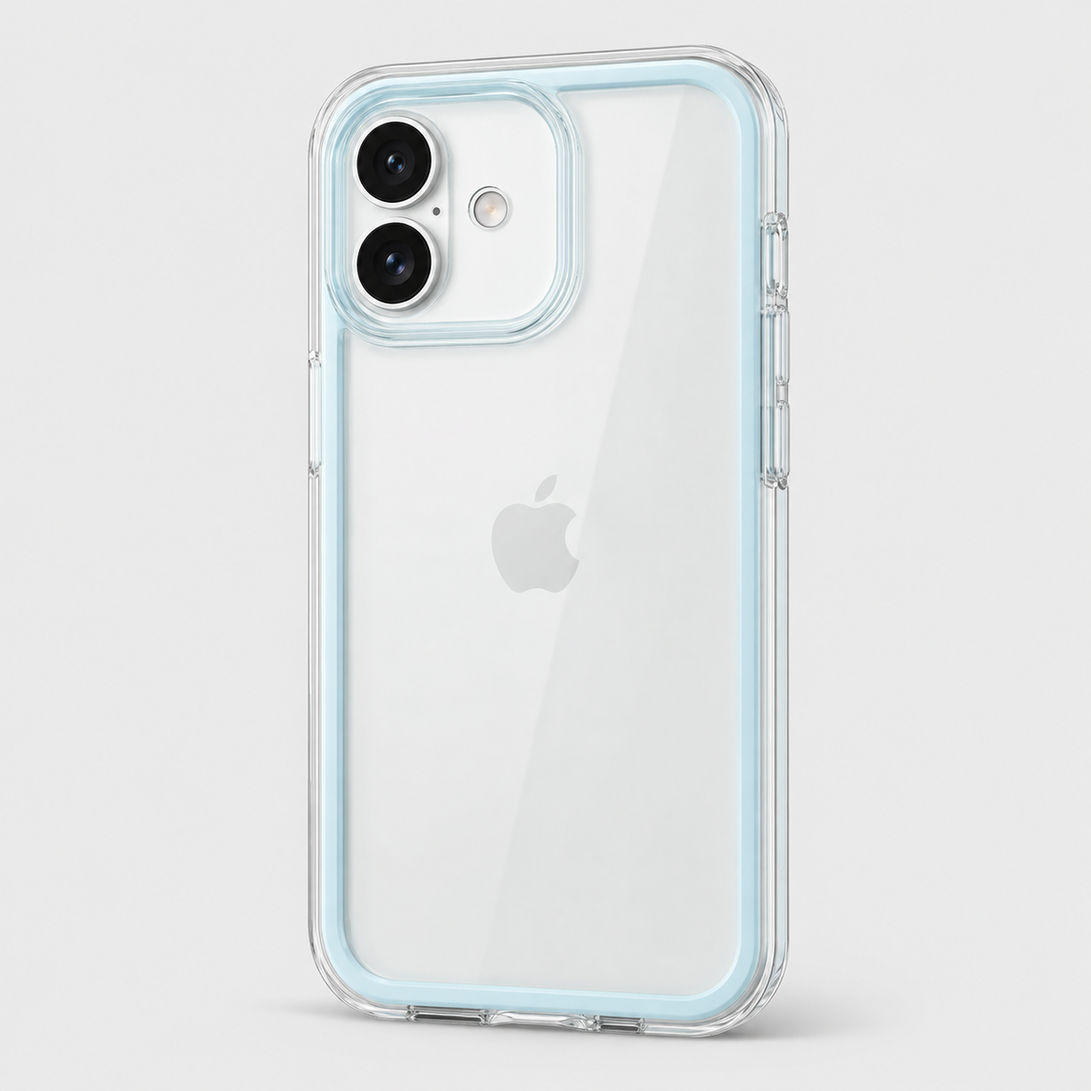 Candy Color Clear iPhone Case with Shockproof Protective Frame