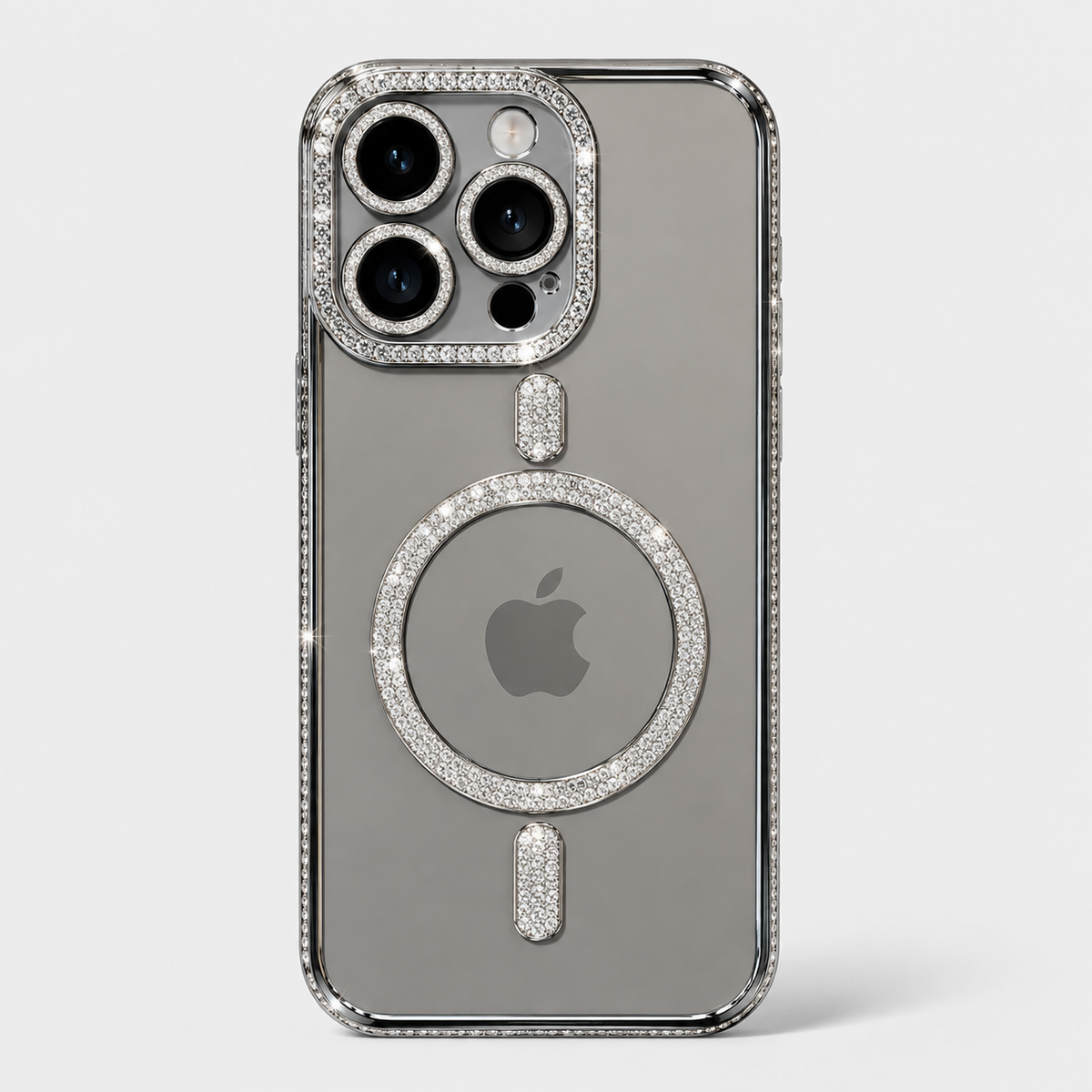 Glitter Diamond Clear MagSafe Case for iPhone