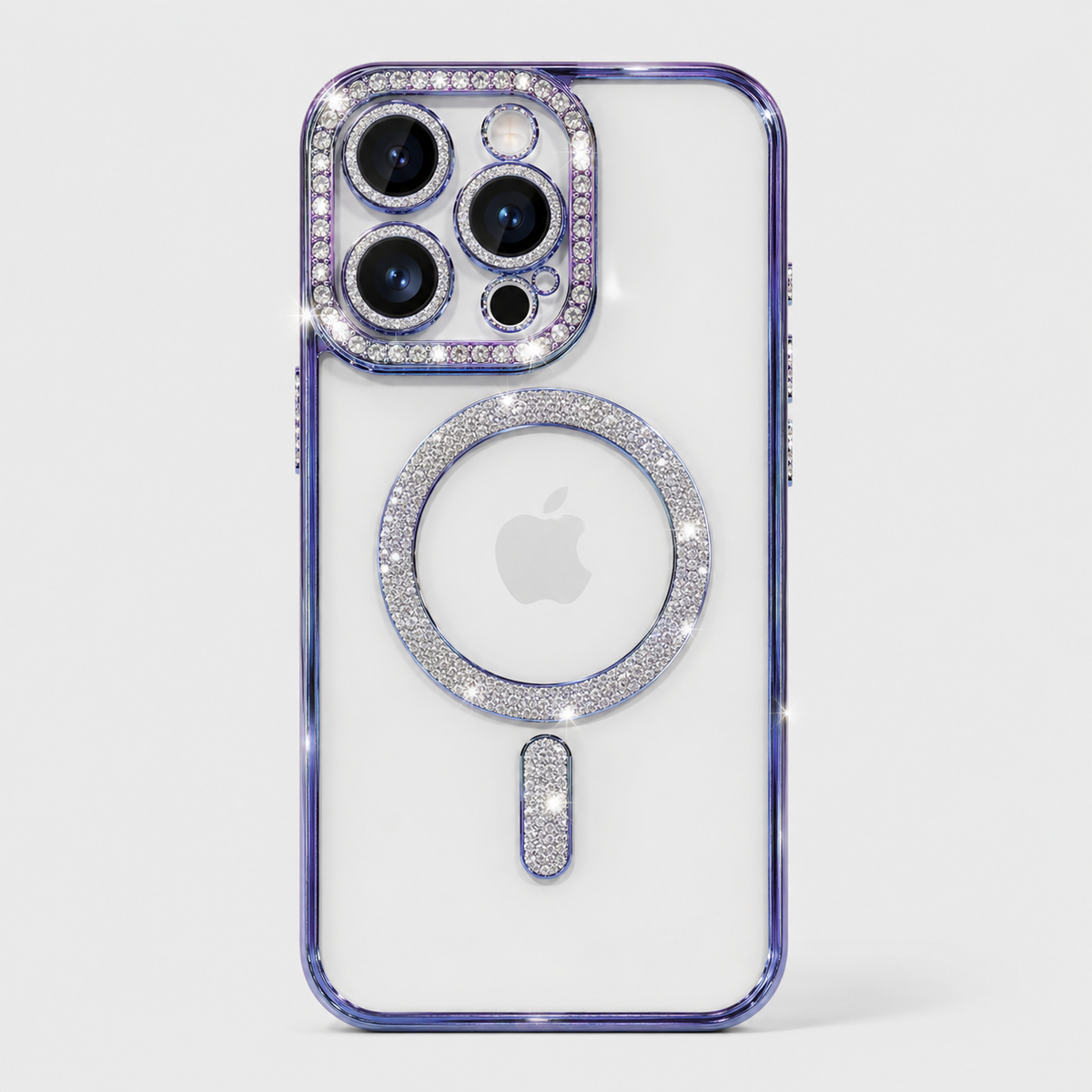 Glitter Diamond Clear MagSafe Case for iPhone