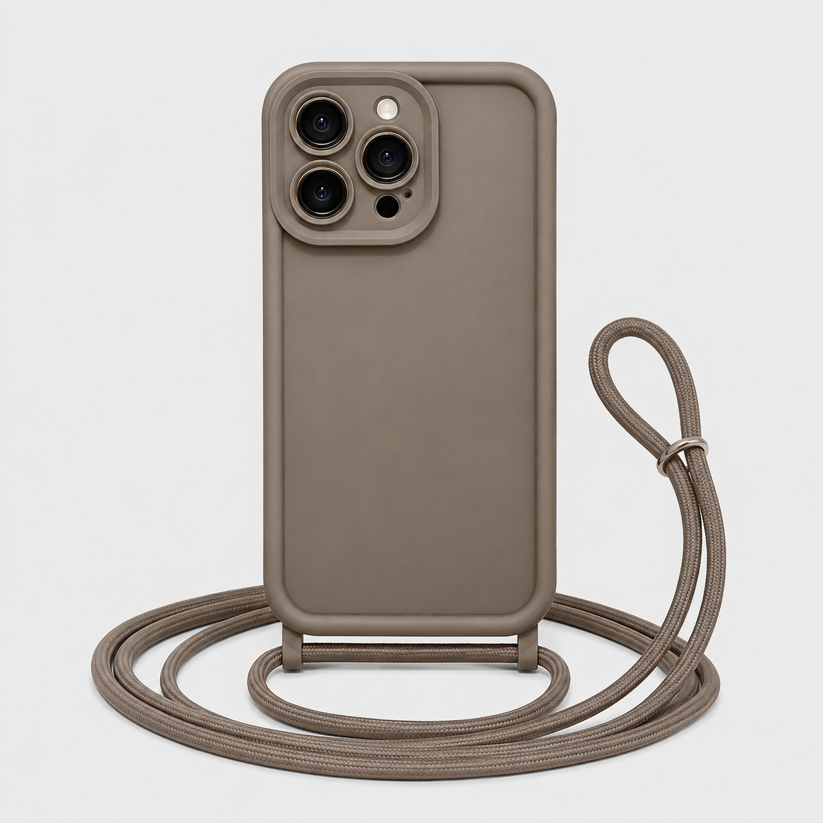 Crossbody Lanyard iPhone Case with Adjustable Strap & Shockproof Soft Cover