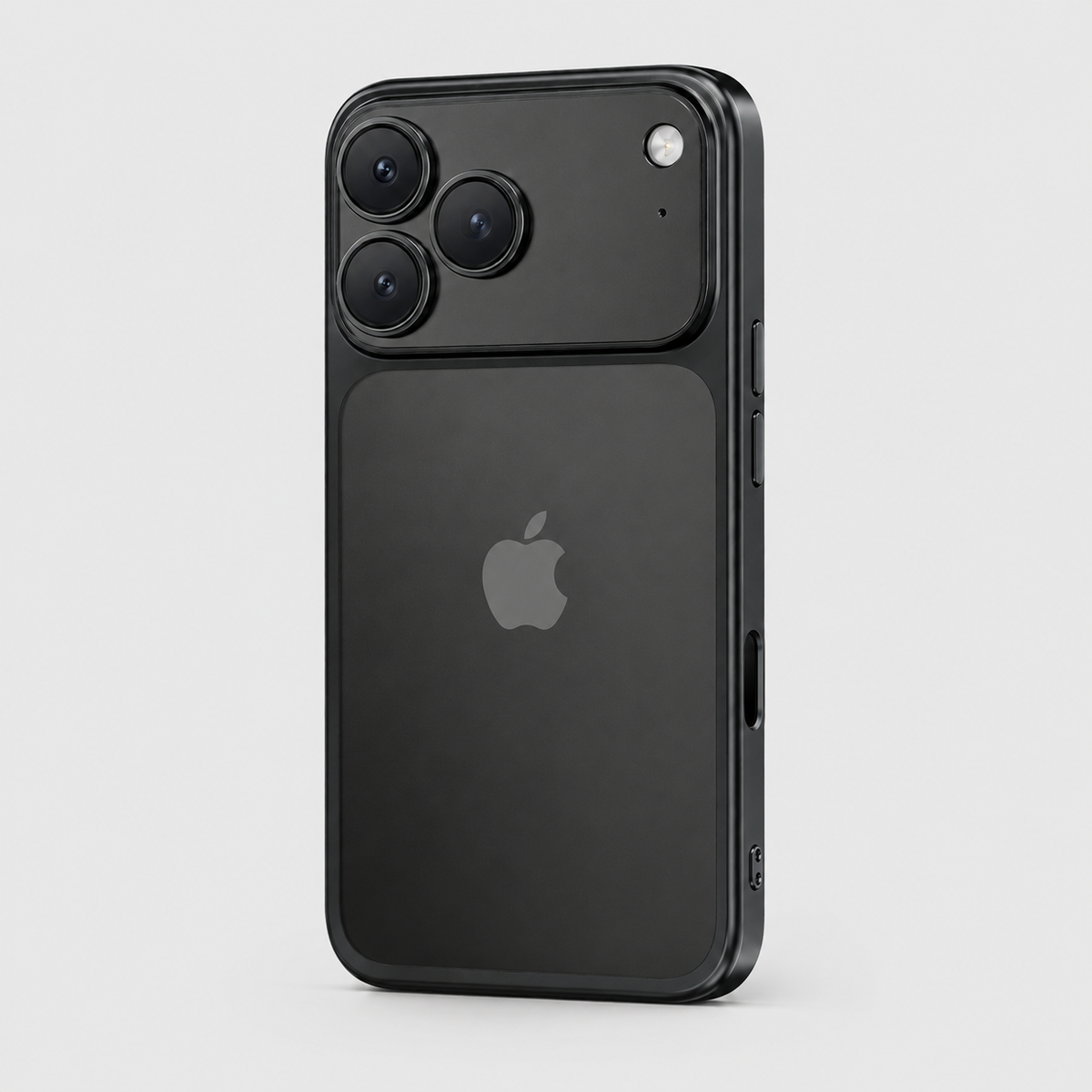 Premium Clear iPhone Case with Metallic Plated Frame & Lens Protection