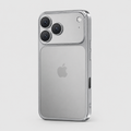 Premium Clear iPhone Case with Metallic Plated Frame & Lens Protection