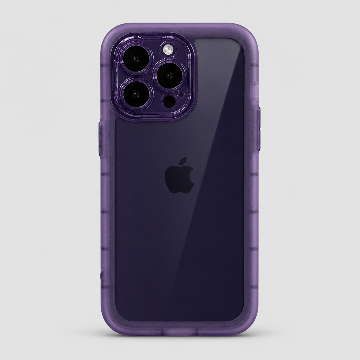 Clear Shockproof iPhone Case with Soft Silicone Bumper & Camera Protection