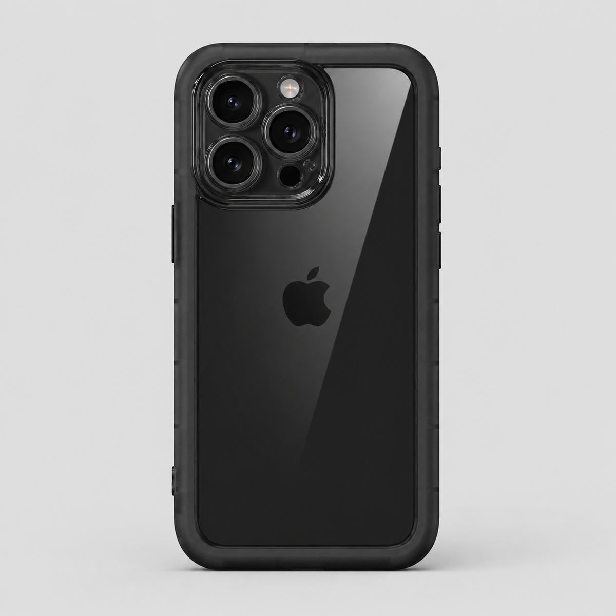 Clear Shockproof iPhone Case with Soft Silicone Bumper & Camera Protection