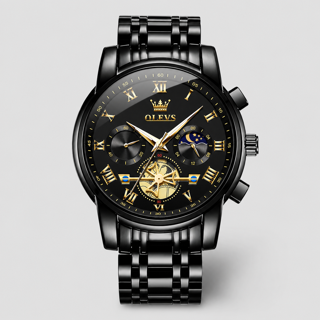 Luxury Steel Quartz Watch