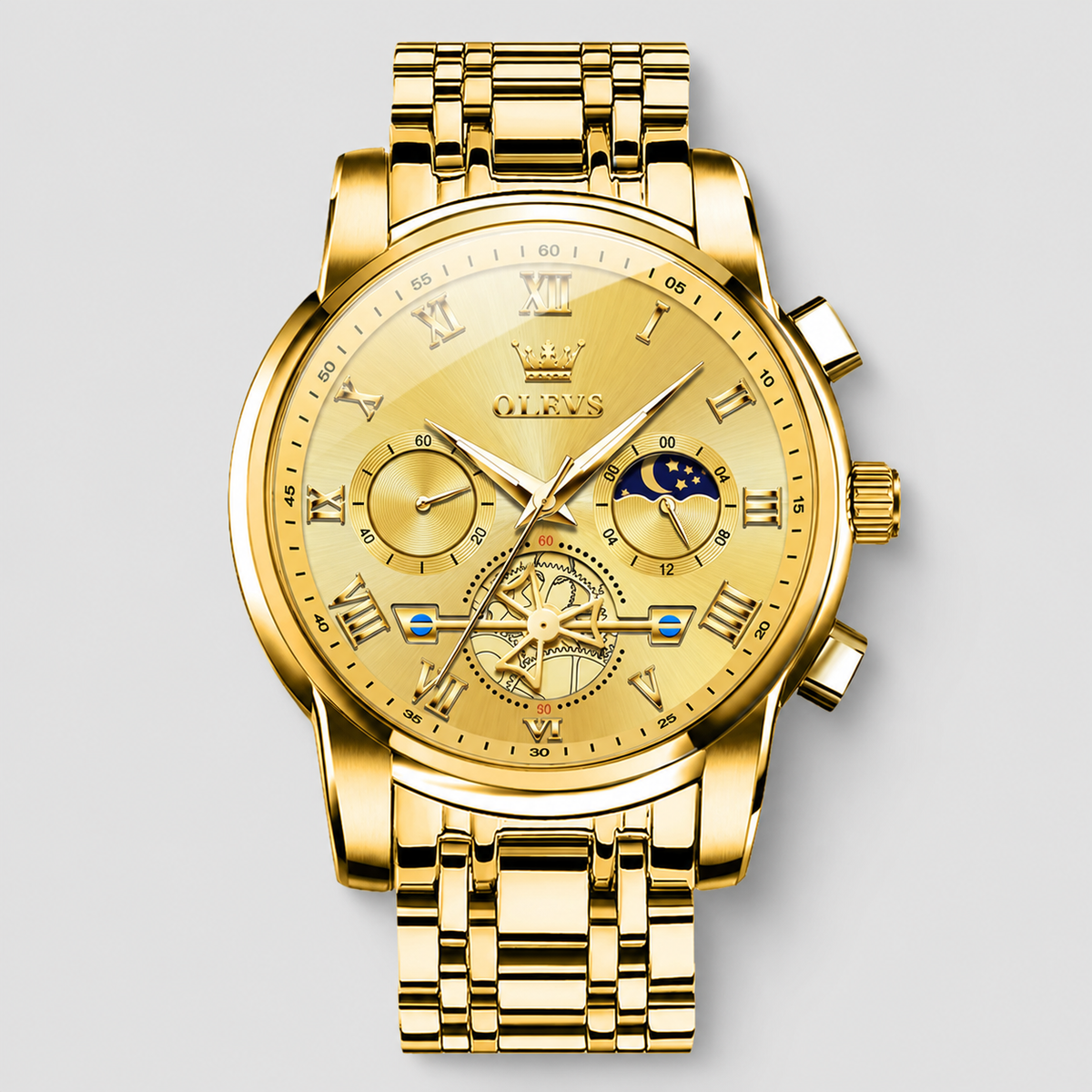 Luxury Steel Quartz Watch