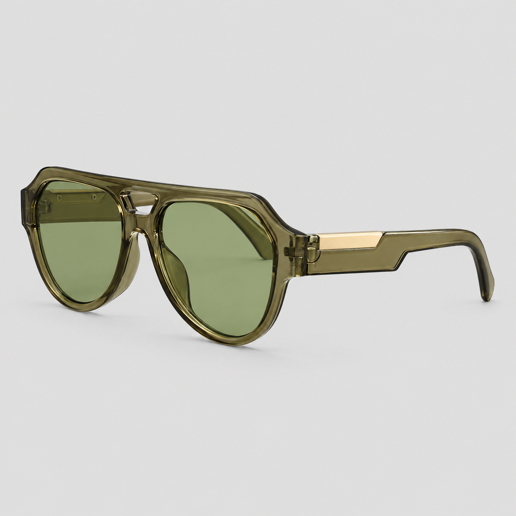 European Retro Pilot Sunglasses