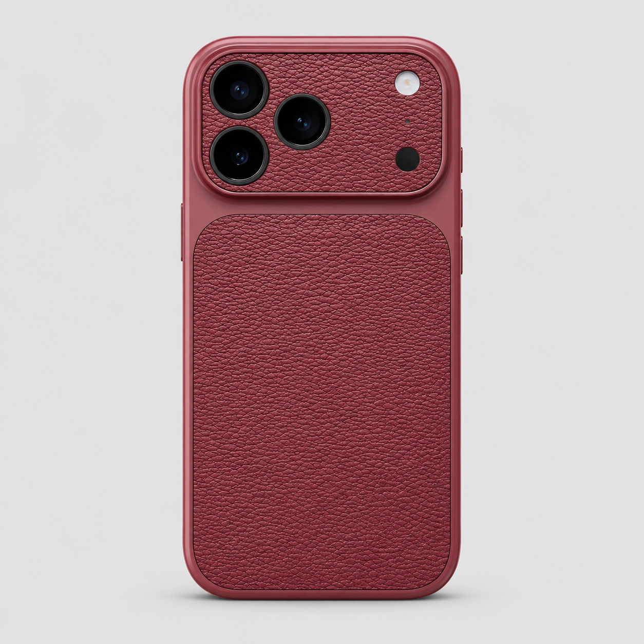 Matte Leather Texture Shockproof iPhone Case