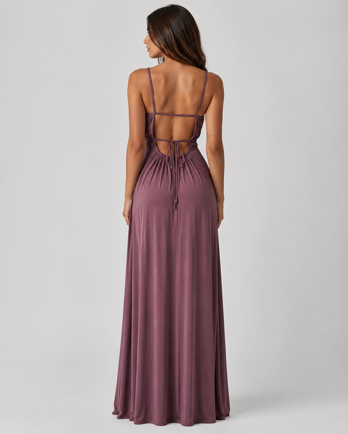 Elegant Backless Spaghetti Strap Summer Dress