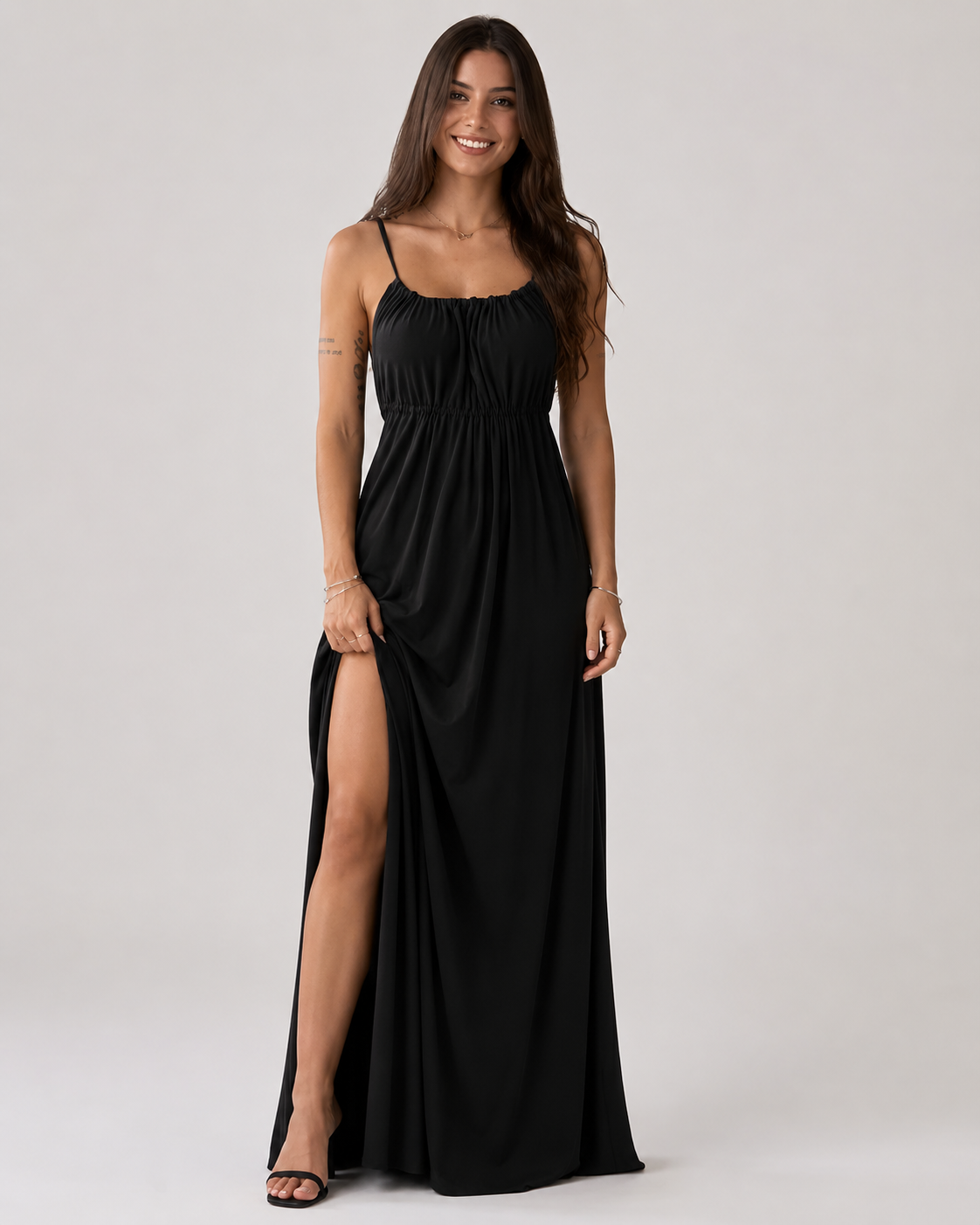 Elegant Backless Spaghetti Strap Summer Dress