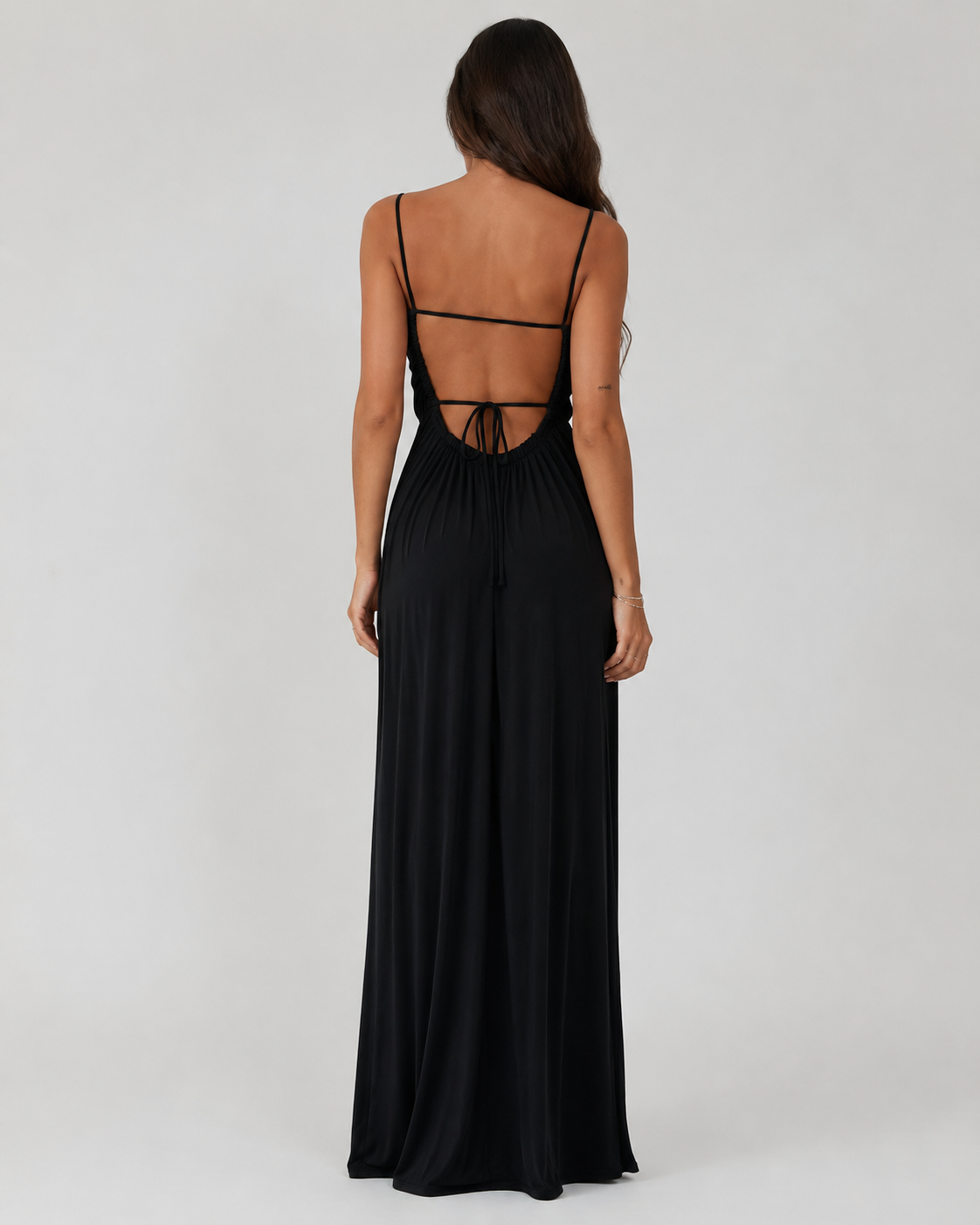 Elegant Backless Spaghetti Strap Summer Dress