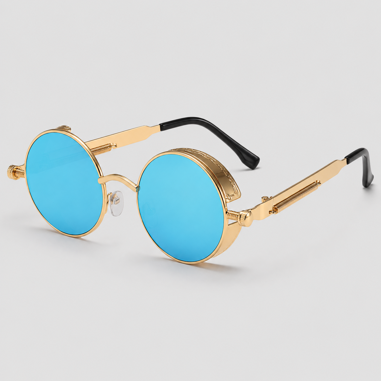Vintage Metal Steampunk Sunglasses