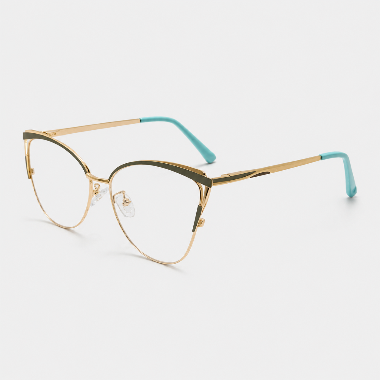 Vintage Oversized Cat Eye Glasses