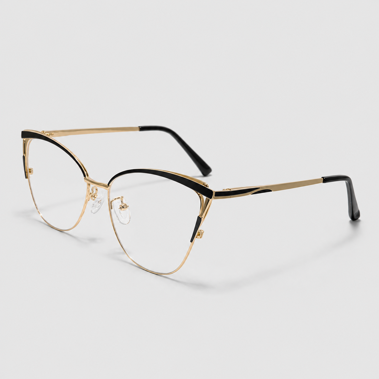 Vintage Oversized Cat Eye Glasses