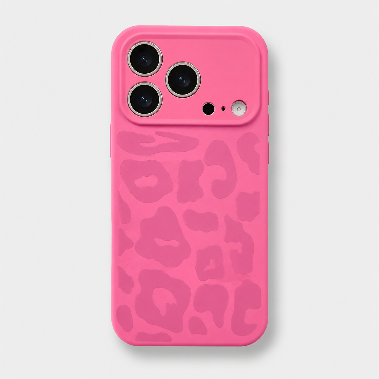 Leopard Pattern Liquid Silicone Shockproof iPhone Case