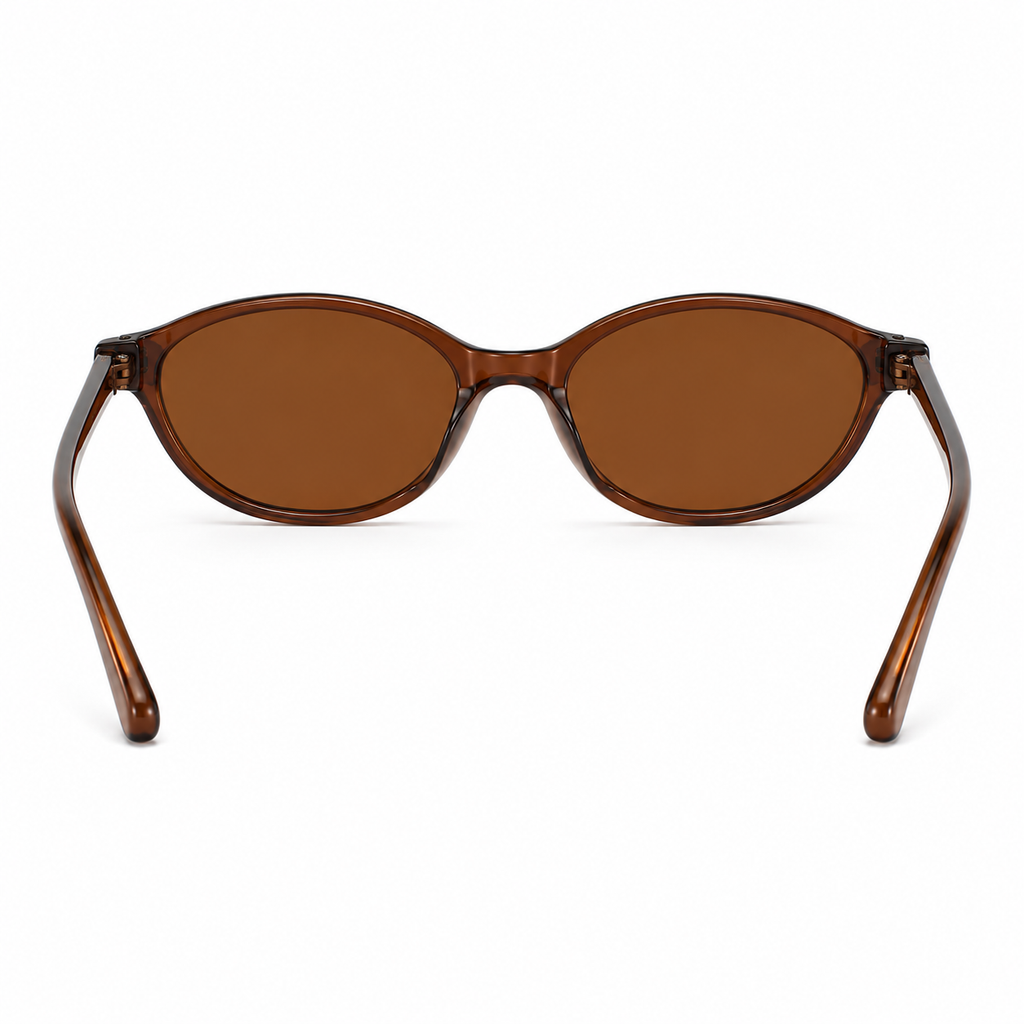 Retro Oval Frame Cat Eye Sunglasses