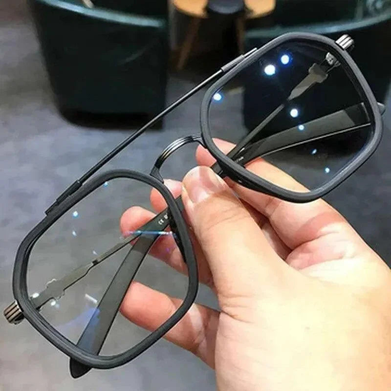 Oversized Vintage Anti Blue Light Glasses