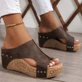 Platform High Heel Wedge Sandals