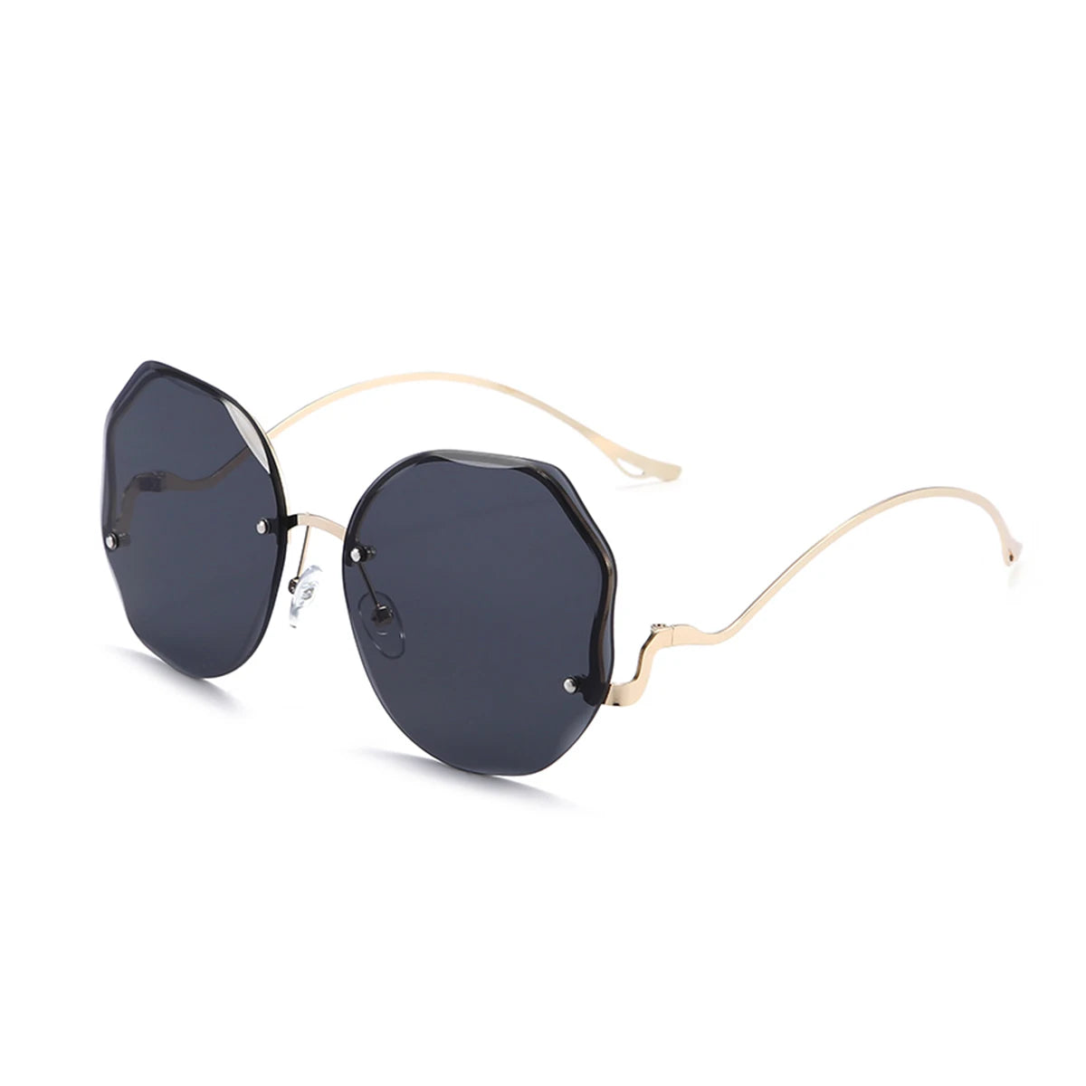 Vintage Oversized Rimless Sunglasses
