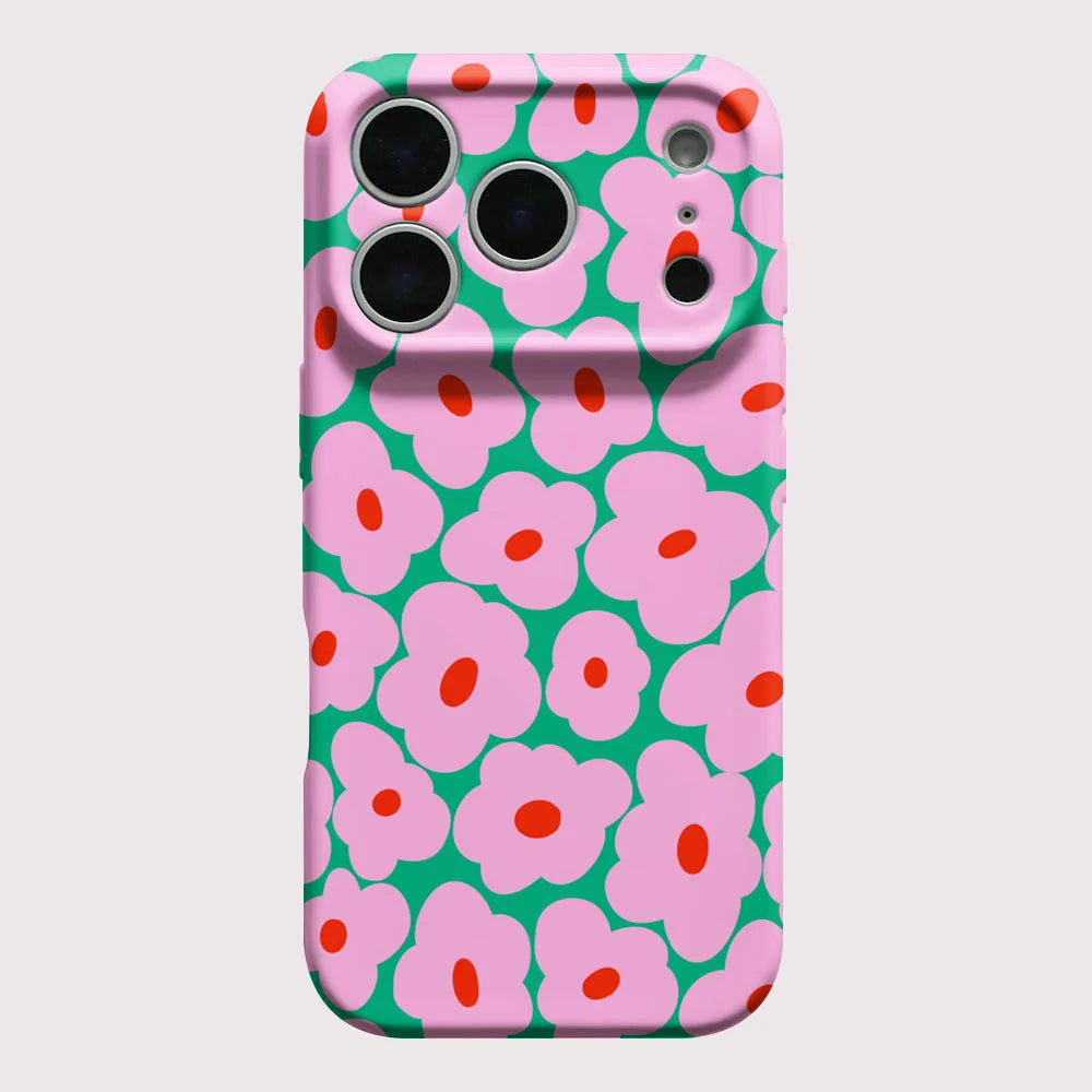 Flower Hard Shell Bumper Case for iPhone