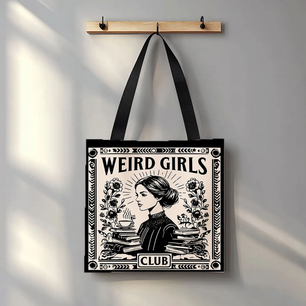 1 Pc Weird Girls Club Tote Bag