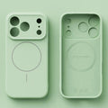 Magnetic Liquid Silicone MagSafe iPhone Case with Soft Skin-Touch Cover
