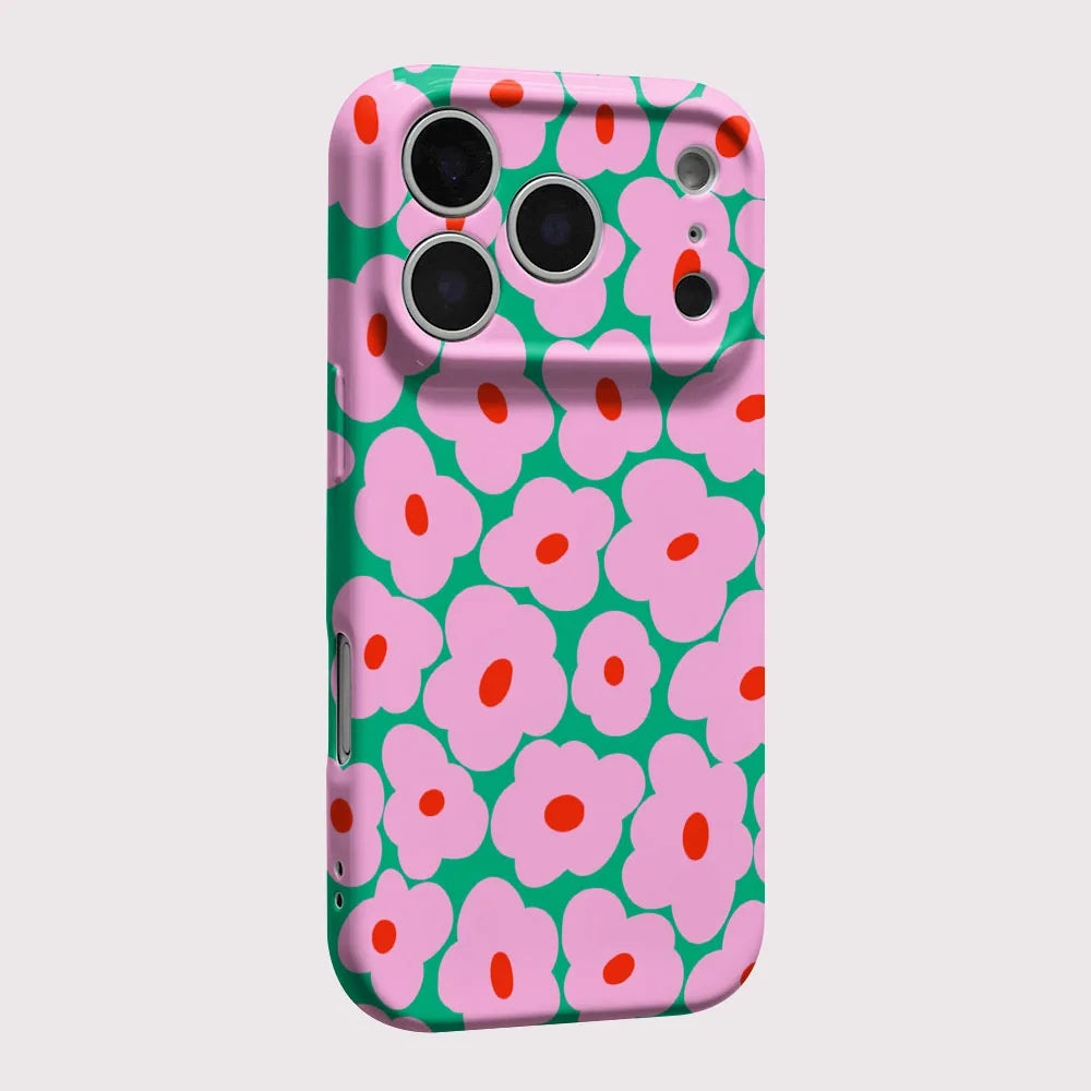 Flower Hard Shell Bumper Case for iPhone