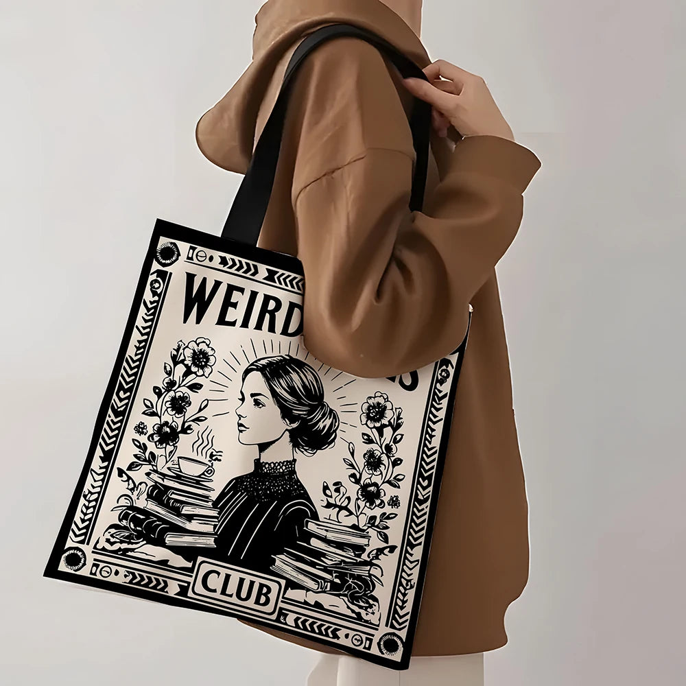 1 Pc Weird Girls Club Tote Bag