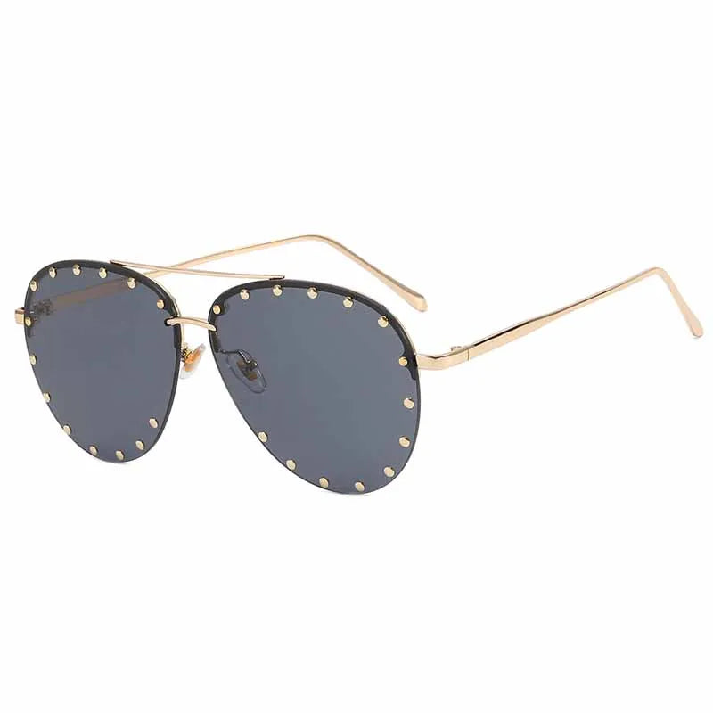 Oversized Vintage Rhinestone Sunglasses