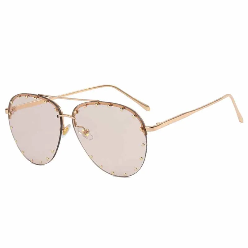 Oversized Vintage Rhinestone Sunglasses