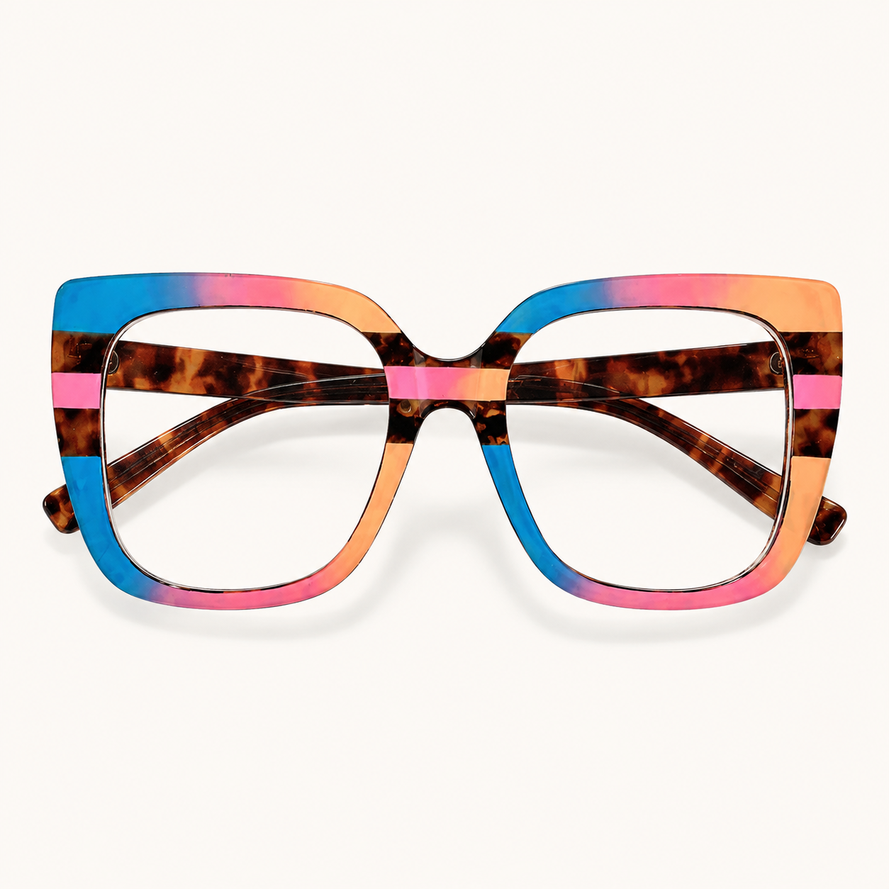 Bold Babe Oversized Square Glasses